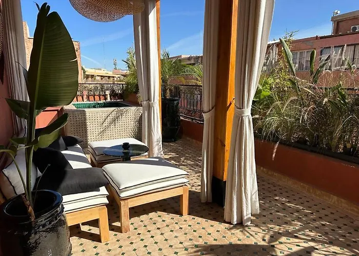 Roof Top Terrasse Centre-Gueliz Jacuzzi