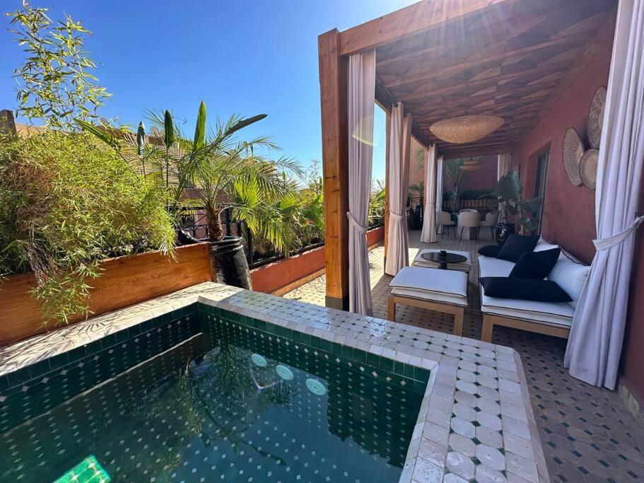 شقة Roof Terrasse Centre-gueliz Jacuzzi مراكش