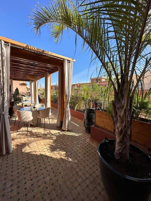 Roof Terrasse Centre-gueliz Jacuzzi شقة مراكش