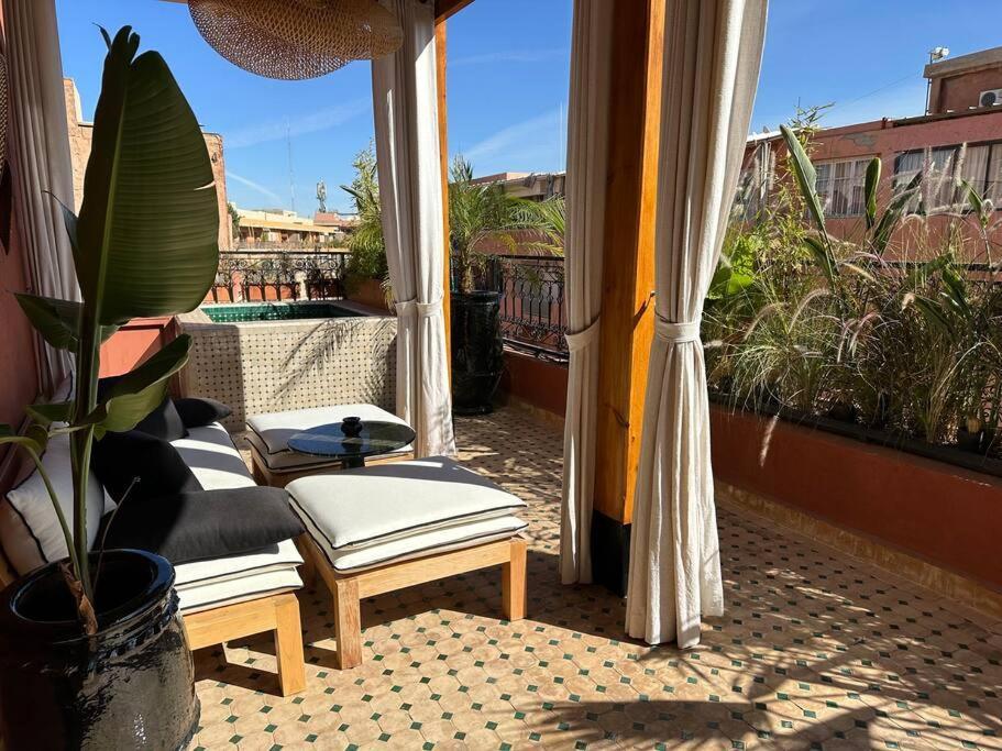 Roof Terrasse Centre-gueliz Jacuzzi * مراكش
