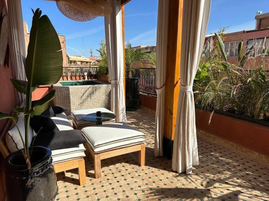 Roof Terrasse Centre-gueliz Jacuzzi * مراكش