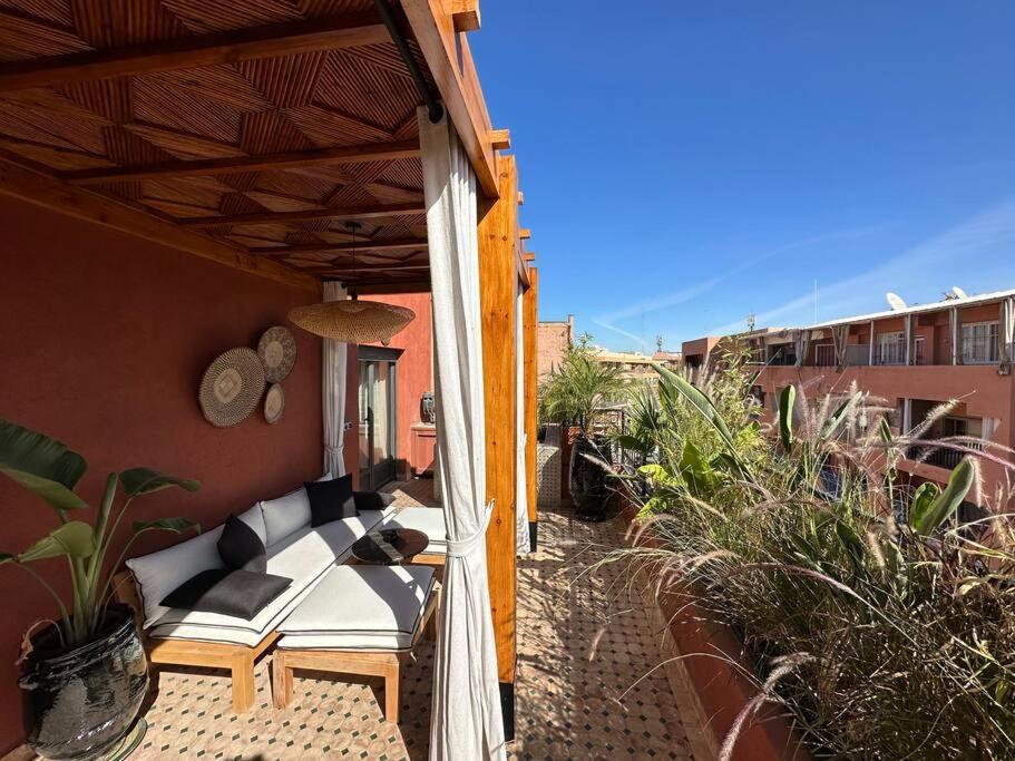 Roof Terrasse Centre-gueliz Jacuzzi مراكش